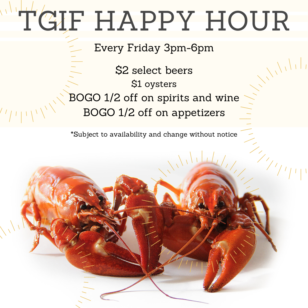 TGIF Crawfish Pot Special